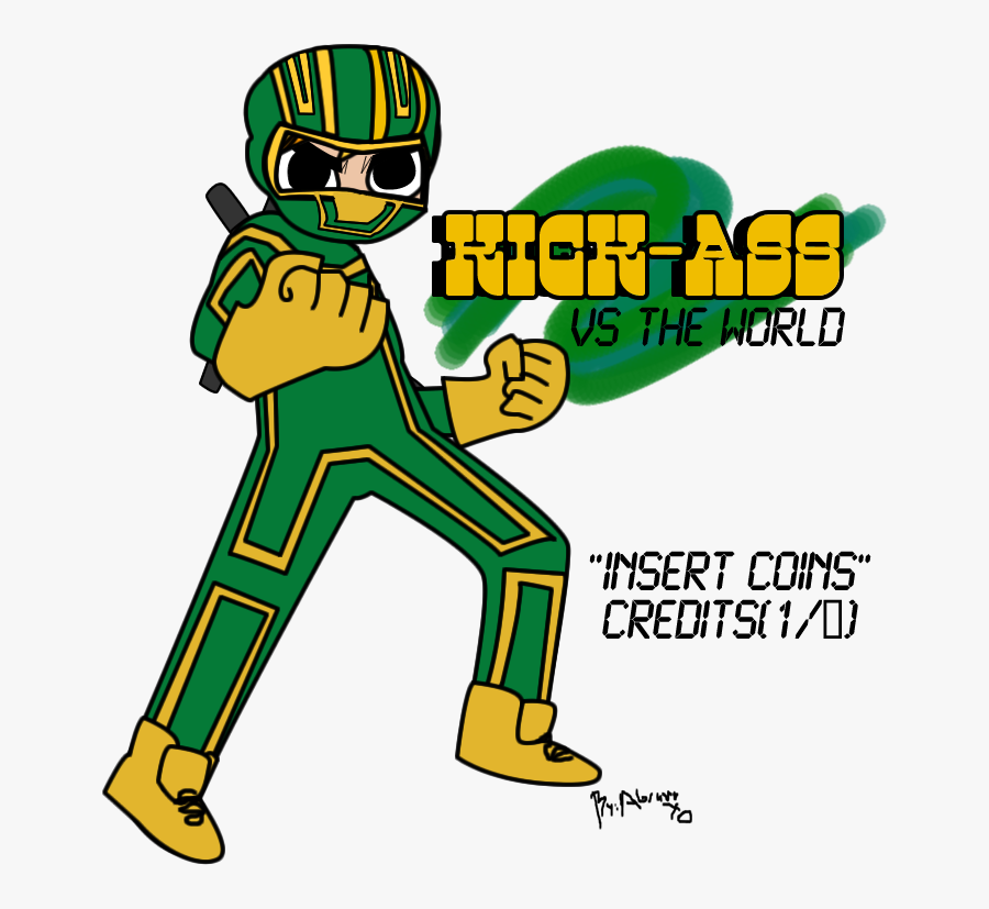 Kick-ass Vs The World By Abra - Scott Pilgrim Kick Ass, Transparent Clipart