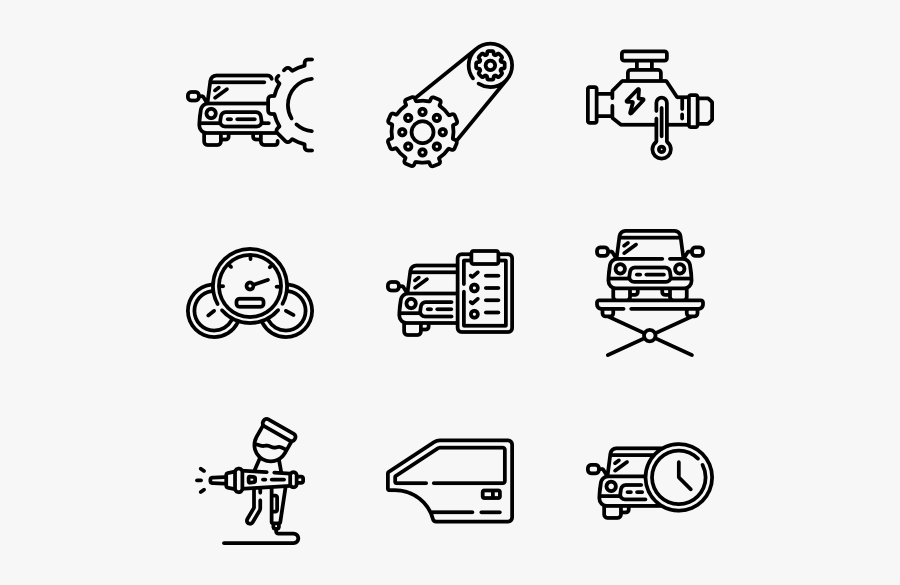 Car Garage - Landscape Icon Transparent Background, Transparent Clipart