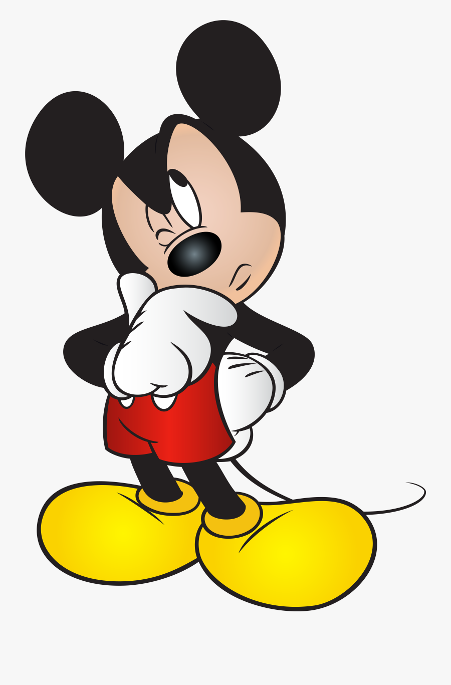 Mickey Mouse No Png, Transparent Clipart