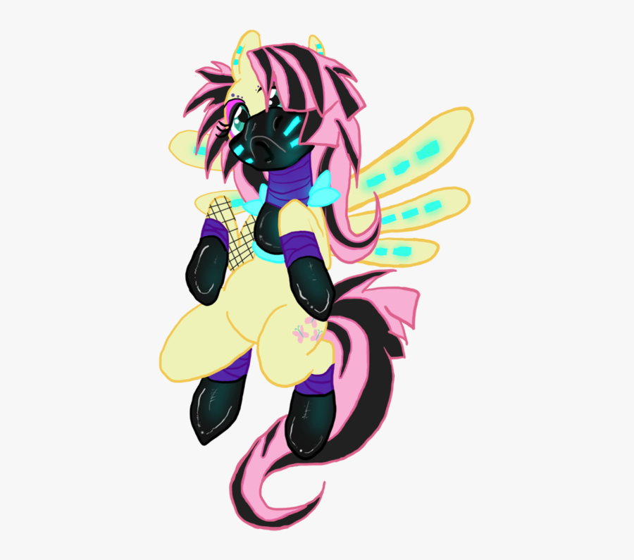 Neon Clipart Rave - Mlp Fluttershy Killer, Transparent Clipart