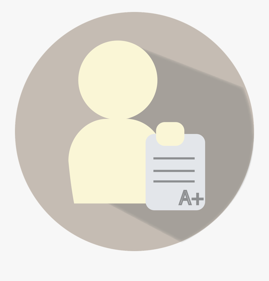 Report Card Flat Icon, Transparent Clipart