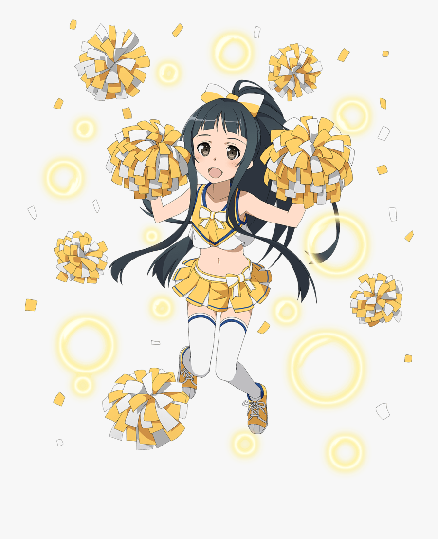 Transparent Animated Cheerleaders Clipart - Sword Art Online Memory Defrag Yui, Transparent Clipart