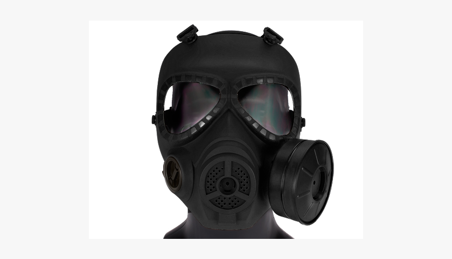 Gas Mask Eye Protection Airsoft - Black Gas Mask, Transparent Clipart