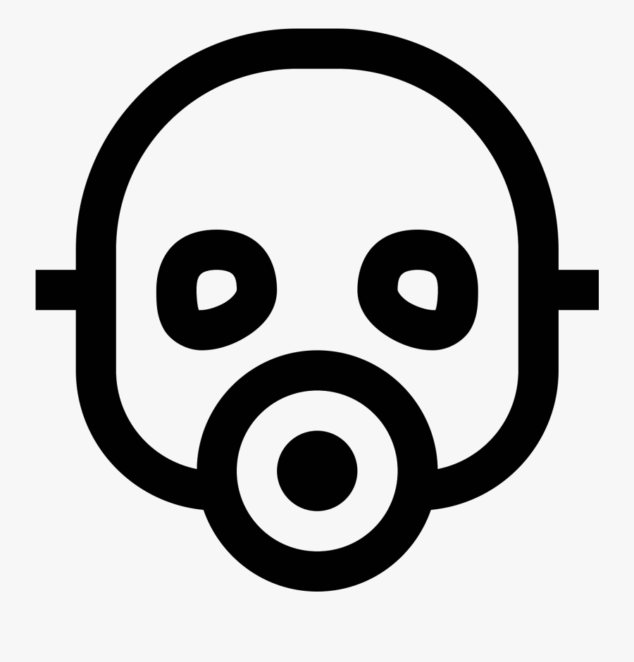 Gas Mask Png - Circle, Transparent Clipart