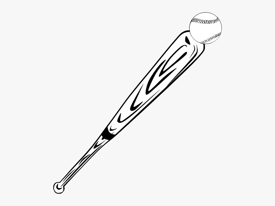 Baseball Bat And Ball Svg Clip Arts - Transparent Background Baseball Bat Clipart, Transparent Clipart