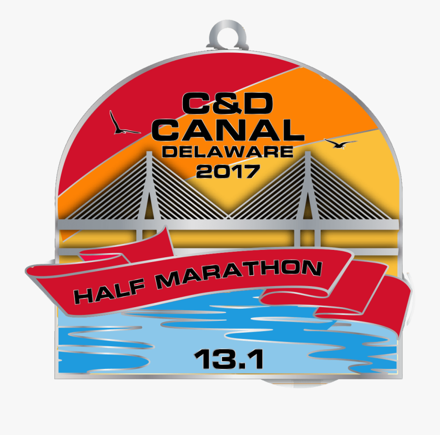 C&d Canal Half Marathon Logo On Raceraves - Poster, Transparent Clipart