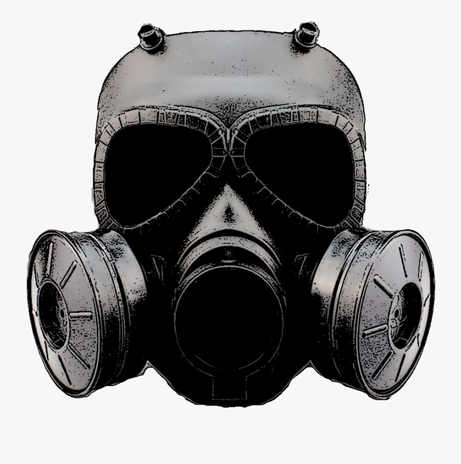 Clip Art Gas Chamber Ink Home - Gas Mask, Transparent Clipart