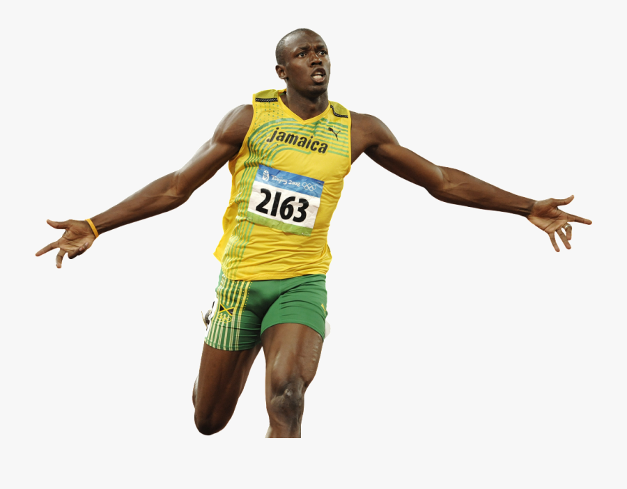 Usain Bolt Transparent Image - Usain Bolt Transparent Background, Transparent Clipart
