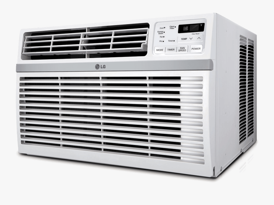 Air Conditioner Png, Btu Window Air Conditioner Sylvane - Lg Lw8016er 8000 Btu 115v Window Mounted Air Conditioner, Transparent Clipart