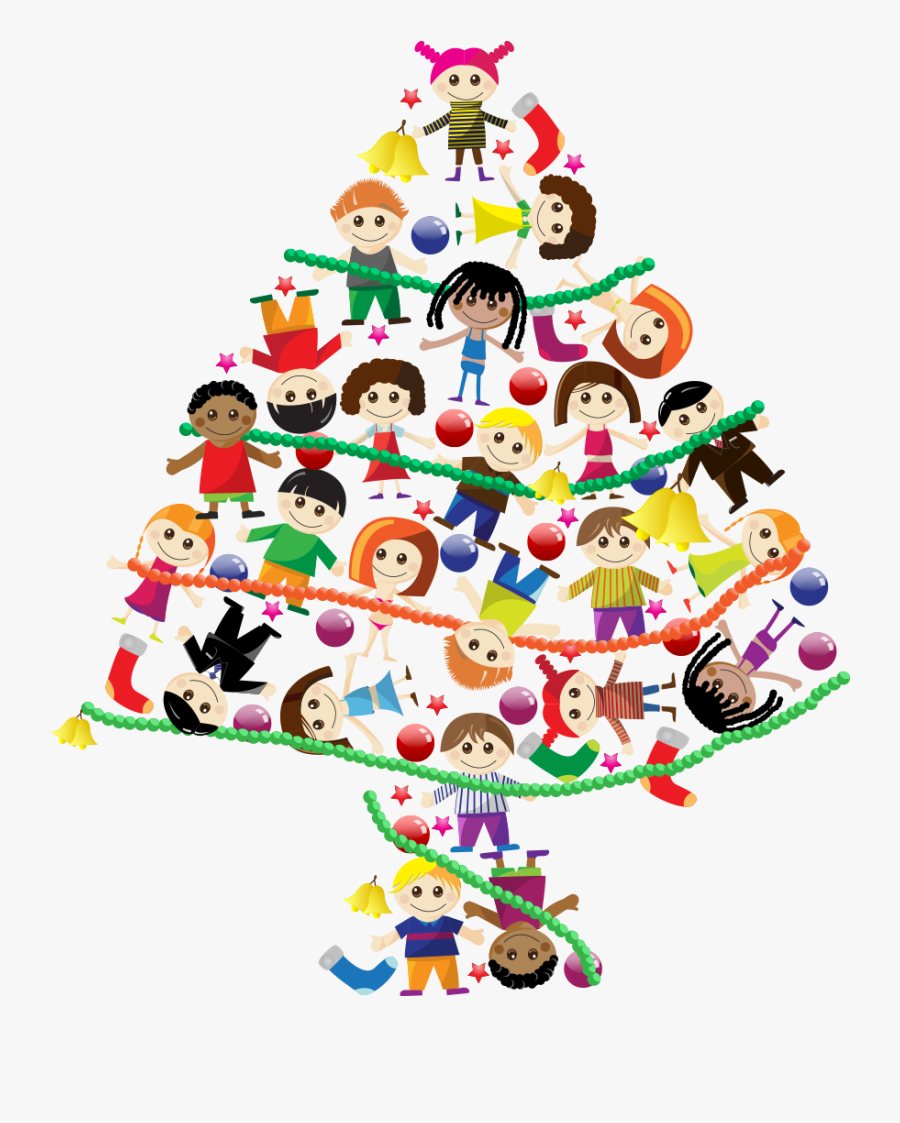 The Vision Automotive Group - Colorful Christmas Tree, Transparent Clipart