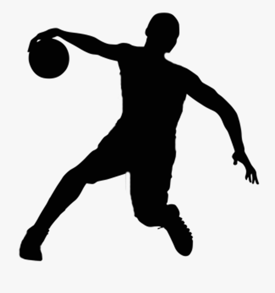 American Football Player Silhouette Png - Basketball Player Vector Png, Transparent Clipart