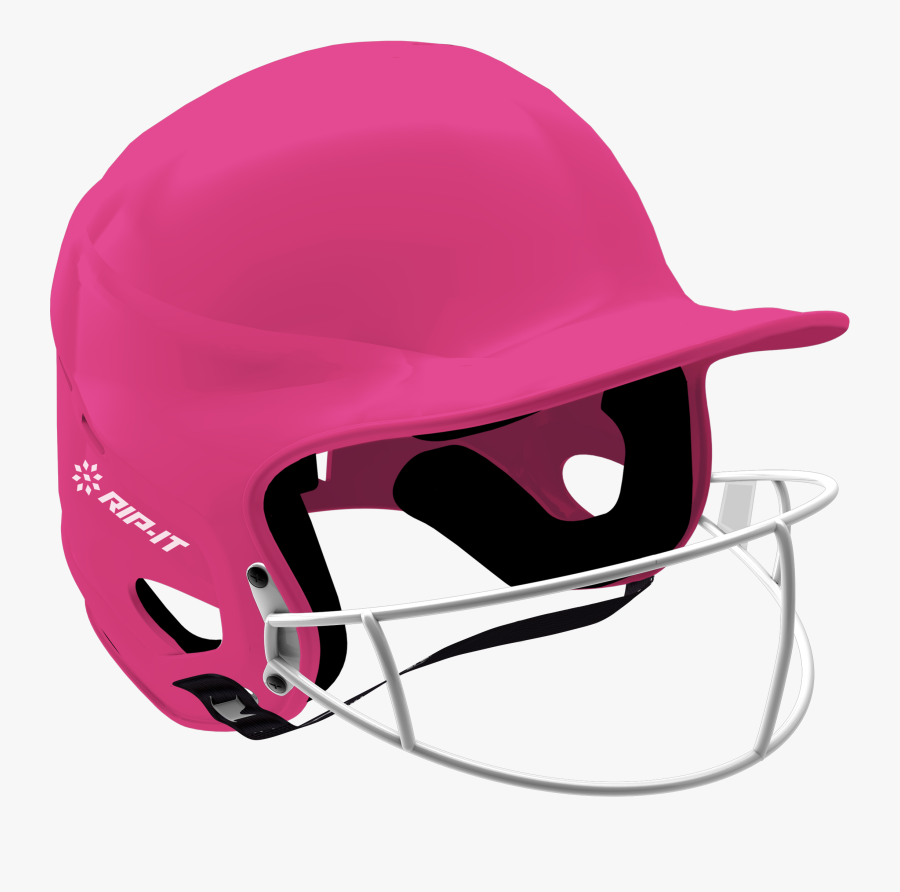 Rip It Vision Pro Softball Helmet Pink, Transparent Clipart