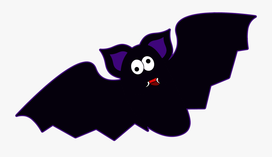 Clipart Fledermaus - Halloween Fledermaus Clipart, Transparent Clipart