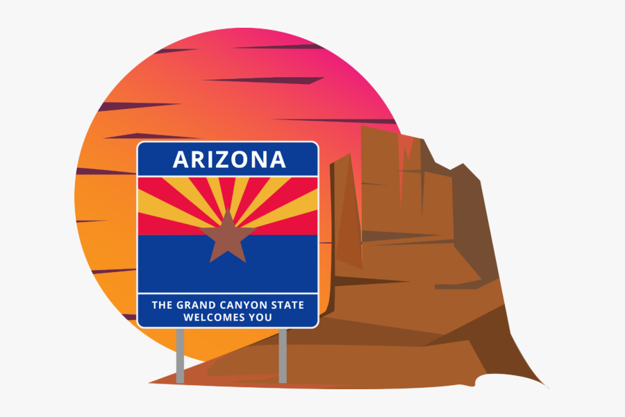 Cbd Oil Michigan - Welcome To Arizona Postcard, Transparent Clipart