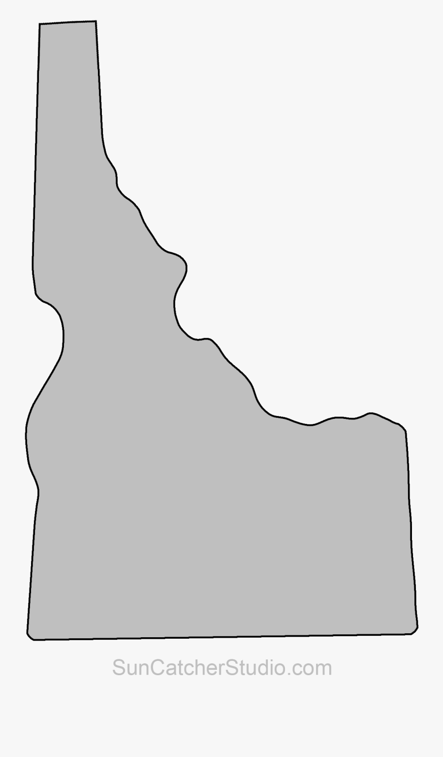 Idaho State Outline Png, Transparent Clipart