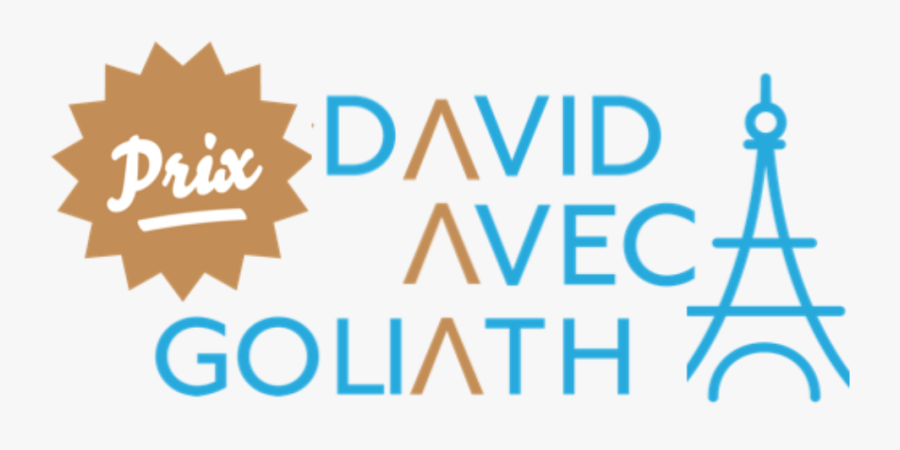 Logo Prix Dag - Prix David Avec Goliath, Transparent Clipart