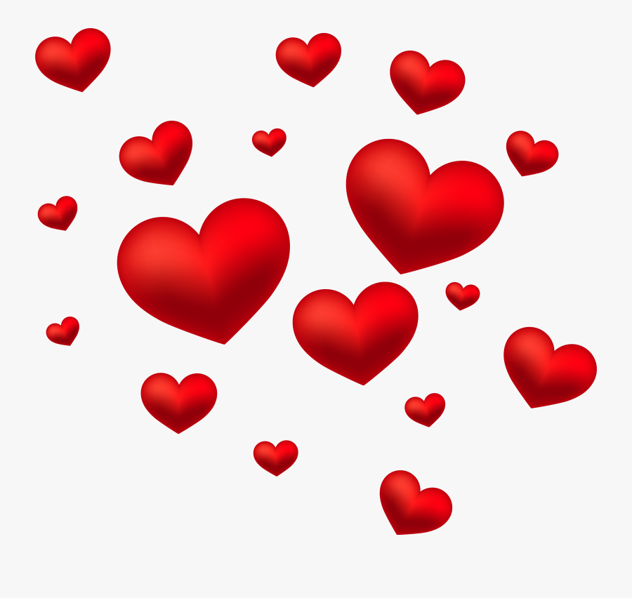 Transparent Two Hearts Clipart - Transparent Background Heart 3d Png, Transparent Clipart