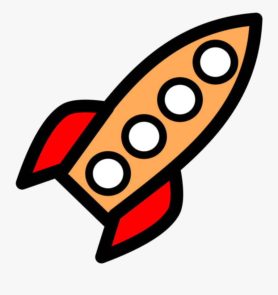 Transparent Background Rocket Ship Png, Transparent Clipart
