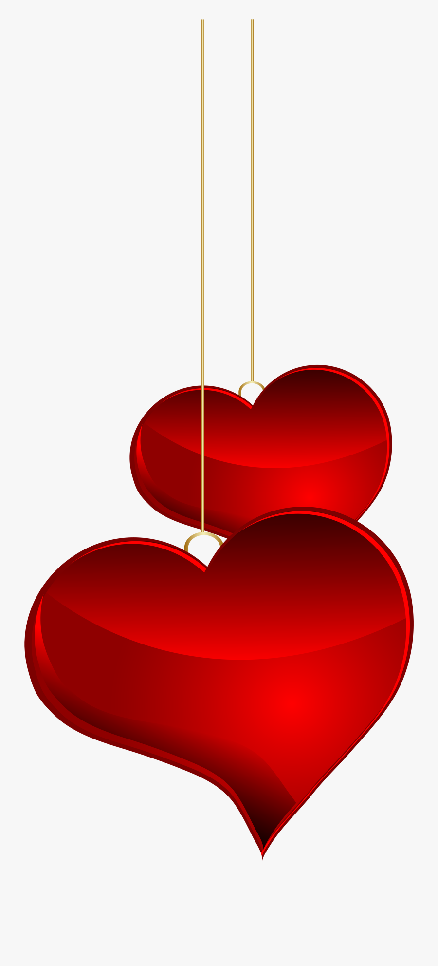 Hanging Hearts Png Clipart , Png Download - Hanging Love Png, Transparent Clipart