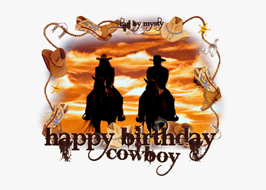 Birthday Clipart Cowboy - Cowboy Happy Birthday Western is a free transpare...