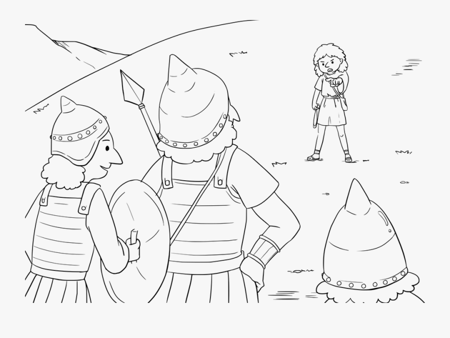 Transparent David And Goliath Png - 다윗 과 골리앗 성경, Transparent Clipart