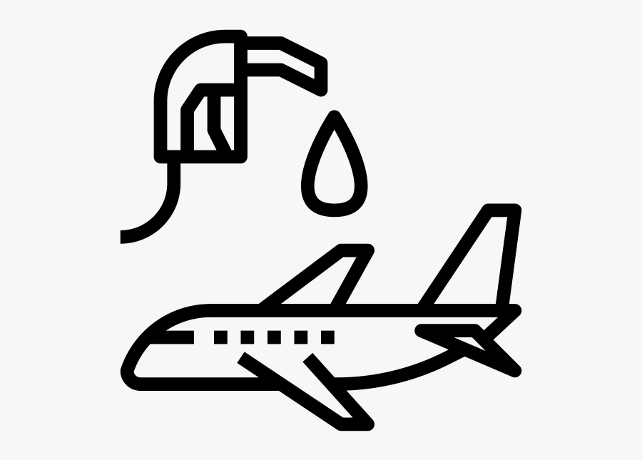 Transparent Gasoline Pump Clipart - Noun Project Aviation, Transparent Clipart