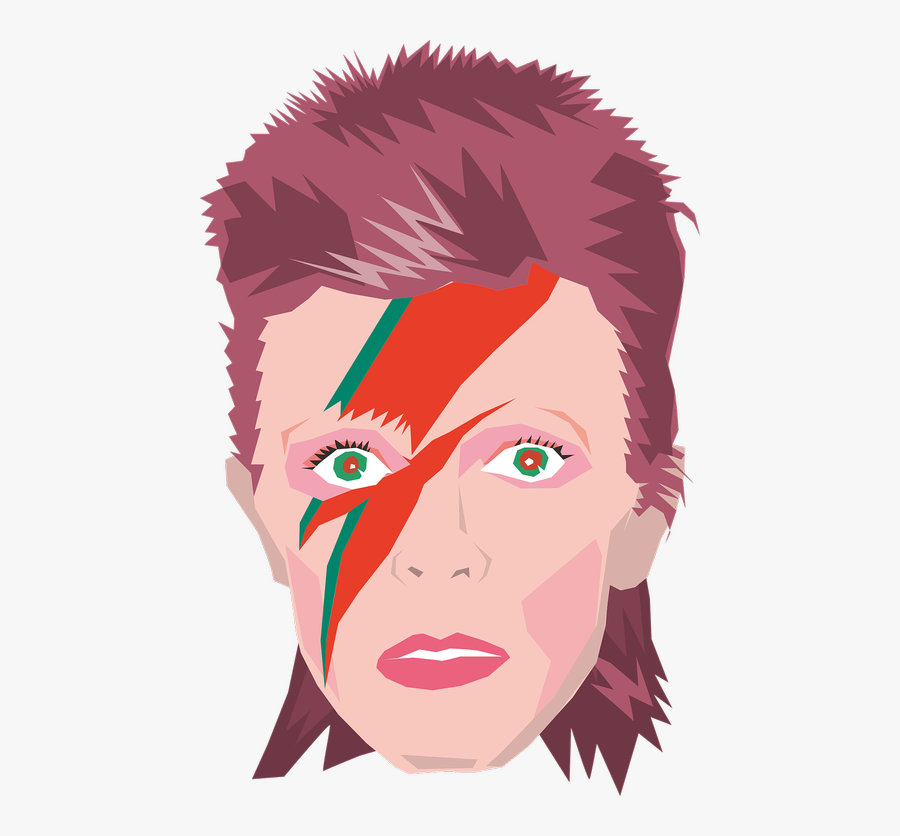 David Bowie Bowie David - David Bowie Vector Art, Transparent Clipart