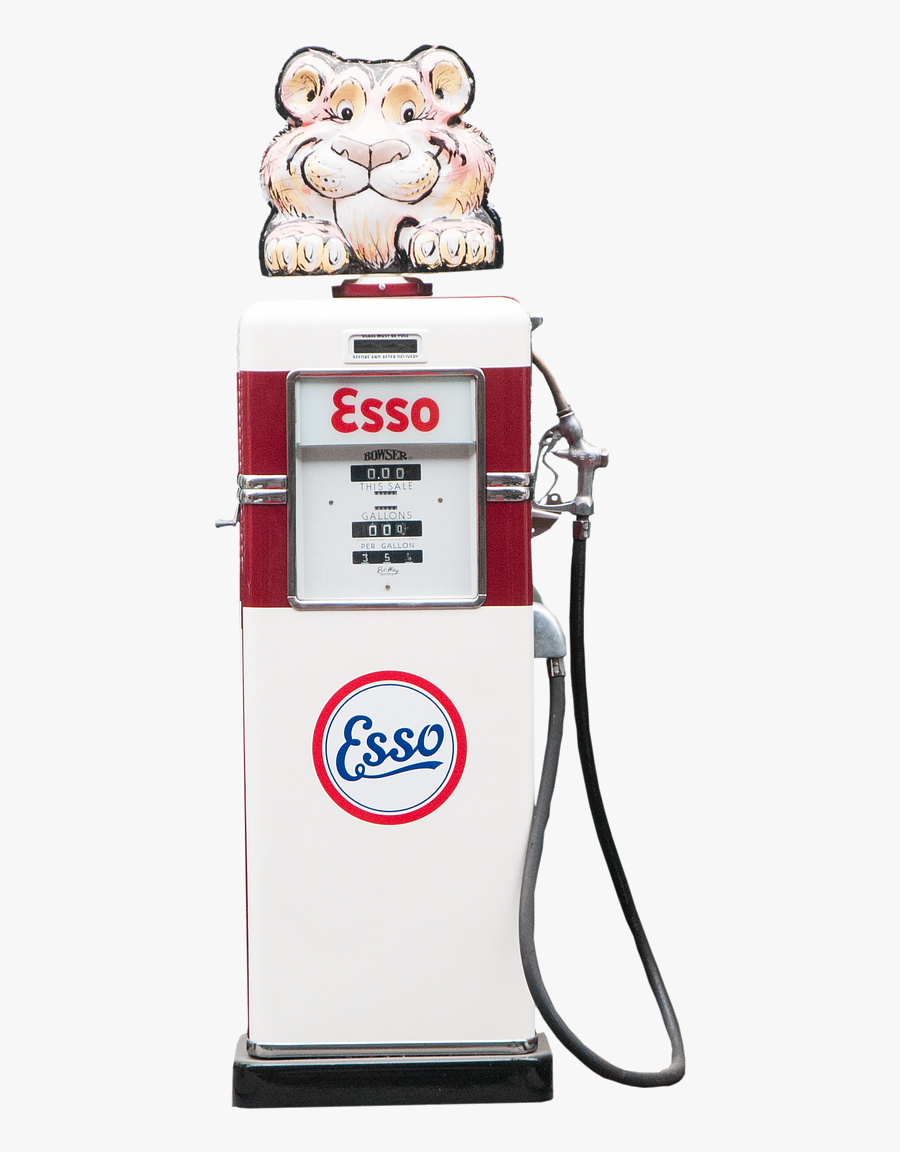 History Of Gas Pump, Transparent Clipart