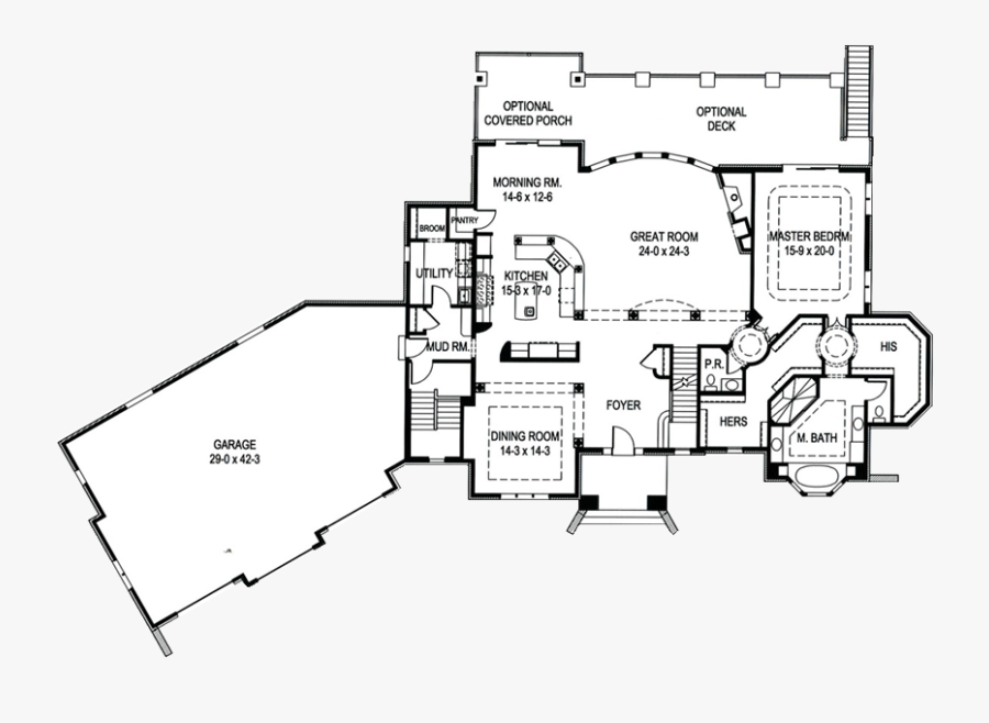 Floor Plan, Transparent Clipart