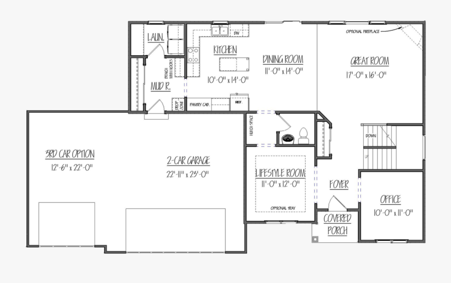 3rd Car Garage Added Plans, Transparent Clipart