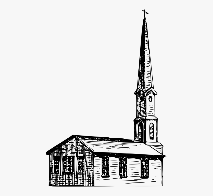 Transparent Church Steeple Clipart Black And White - Clip Art, Transparent Clipart
