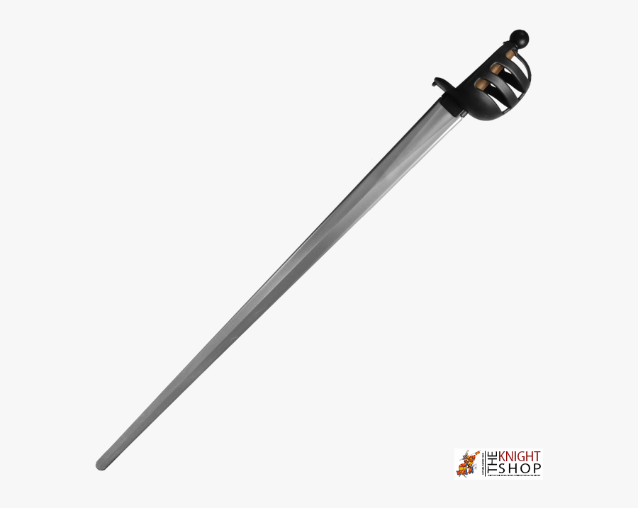 Red Dragon Hema Synthetic Sparring Basket Hilt Sword - Basket Hilt Sword Png, Transparent Clipart