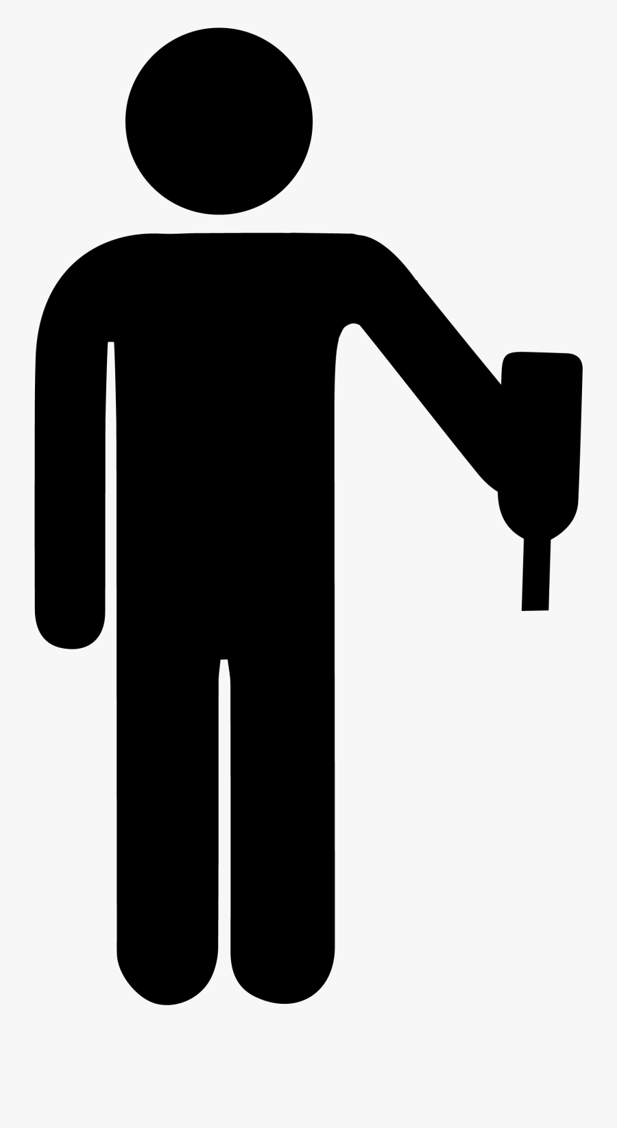 Silhouette At Getdrawings Com - Hand, Transparent Clipart