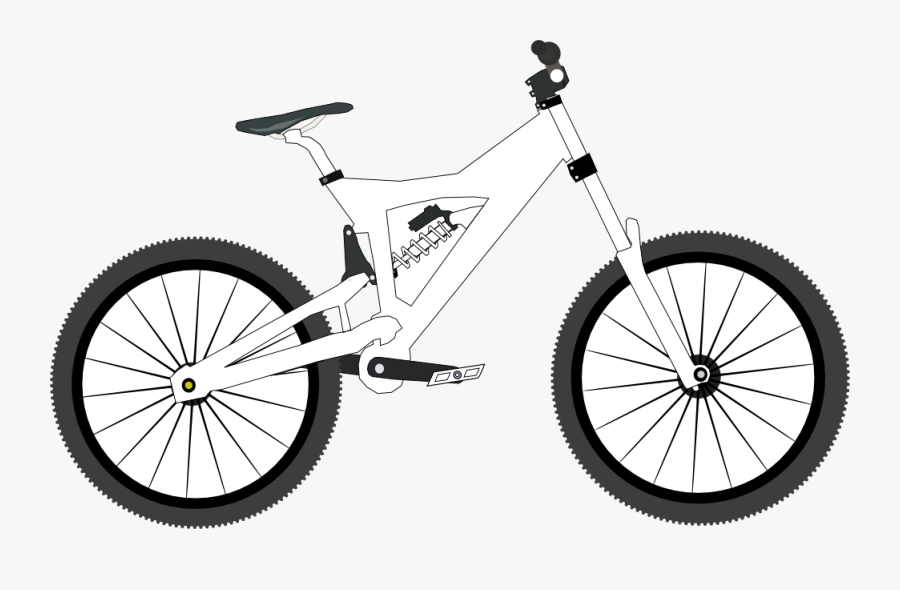Clipartist » Clip Art » Machovka Bike Downhill Black - Bmc Fourstroke 02 2015, Transparent Clipart