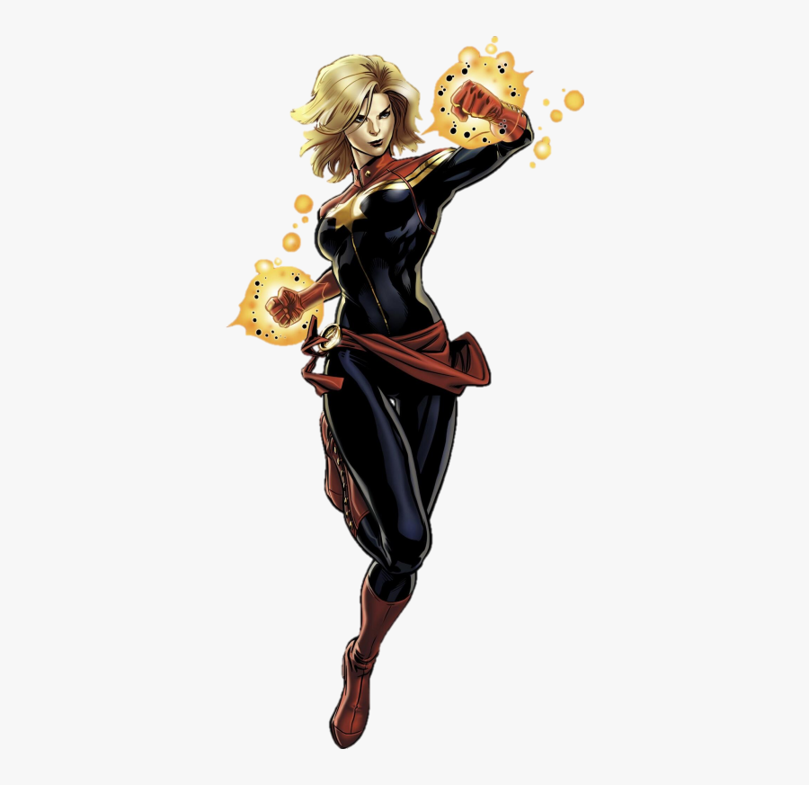 Transparent Marvel Clipart - Marvel Captain Marvel Png, Transparent Clipart