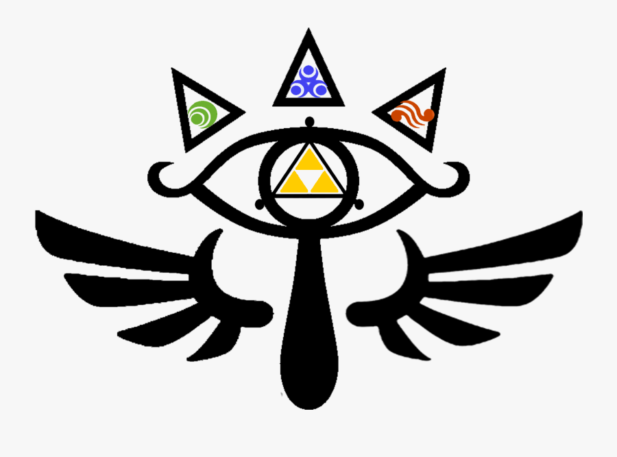 Sheikah Eye Of Truth Tattoo Design By Souffle-etc - Legend Of Zelda Sheikah Eye, Transparent Clipart