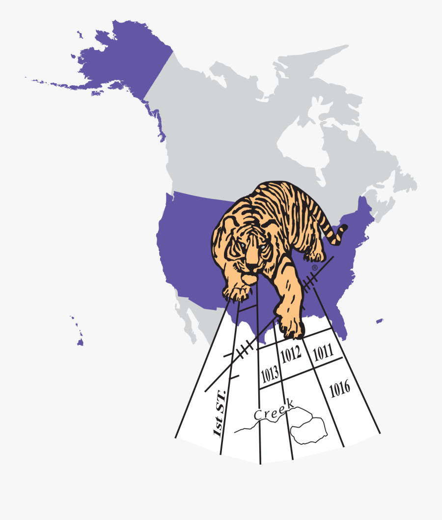 Topologically Integrated Geographic Encoding And Referencing - Us Census Tiger Logo, Transparent Clipart