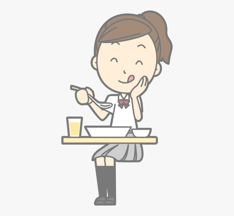 Cartoon,computer Icons,drawing - Eating Delicious Food Png, Transparent Clipart