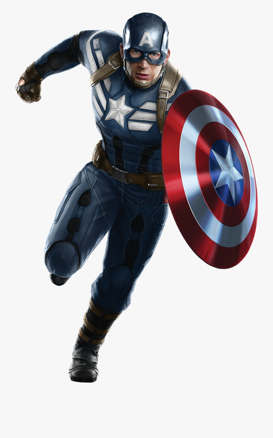 Captain Marvel Clipart Printable - Capitan America Winter Soldier Png, Transparent Clipart