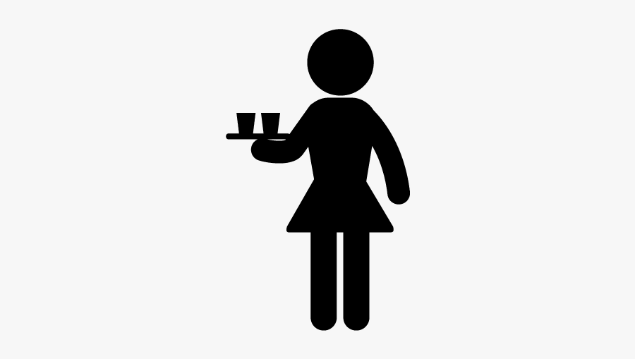 Waiter Waitress Clip Art - Waitress Clip Art, Transparent Clipart