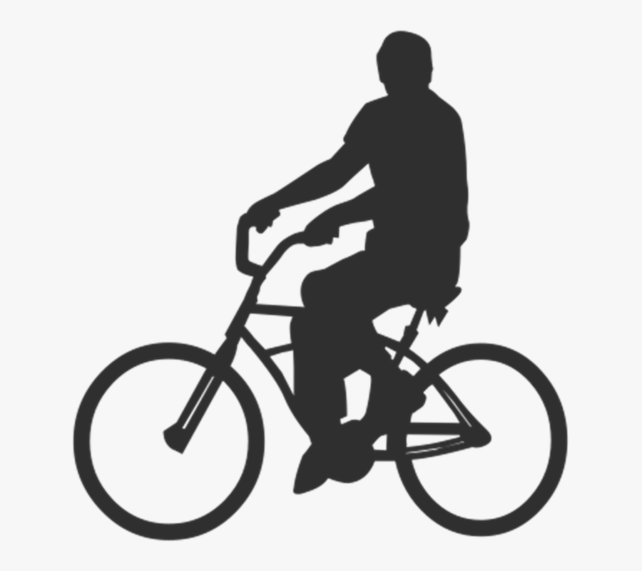 Bicycle, Person, Man, Transport, Silhouette, Clip, - 2017 Trek Fuel Ex 9.8, Transparent Clipart