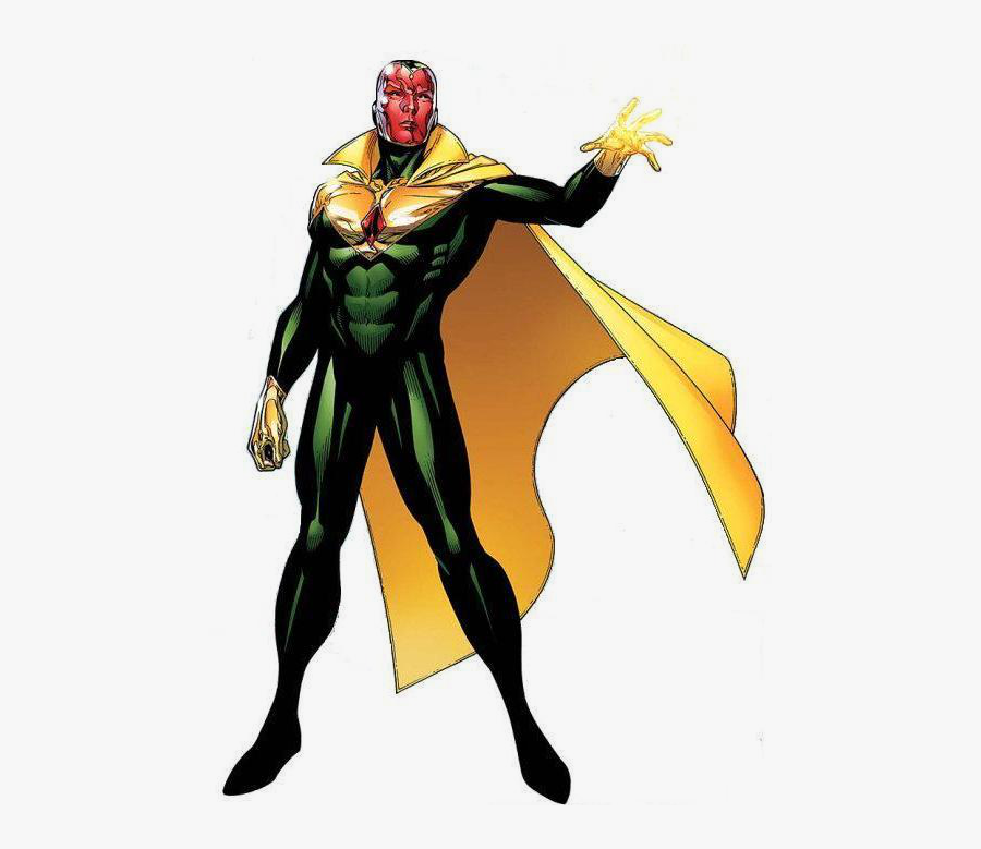 Clip Art Free Marvel Comics - Vision Marvel Comics, Transparent Clipart