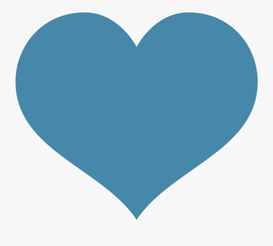 Clip Art Blue Heart Logo - Twitter Like Icon Png, Transparent Clipart