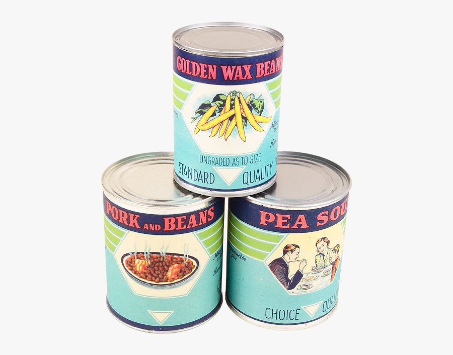 Transparent Canned Goods Clipart - Food And Cans Transparent, Transparent Clipart
