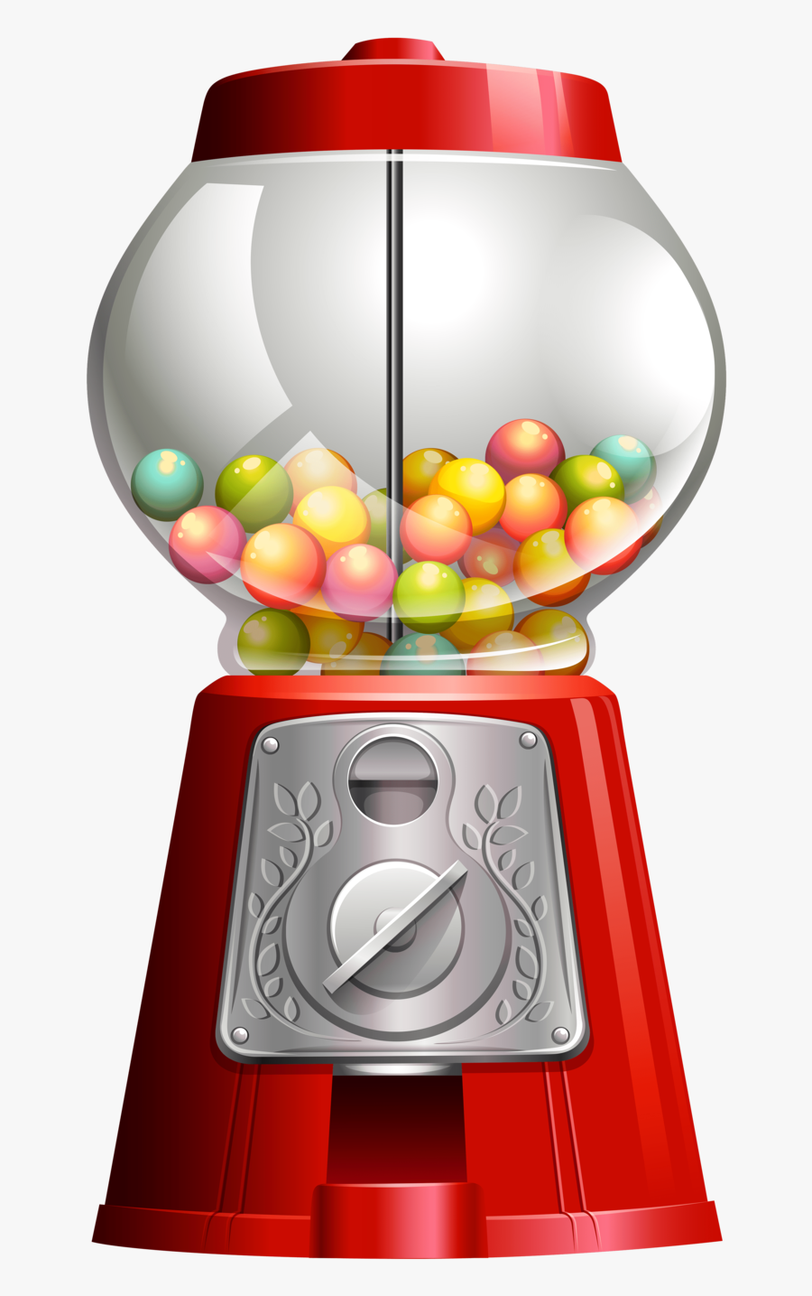Canned Clipart Food Supply - Gumball Machine Icon Free Vector, Transparent Clipart