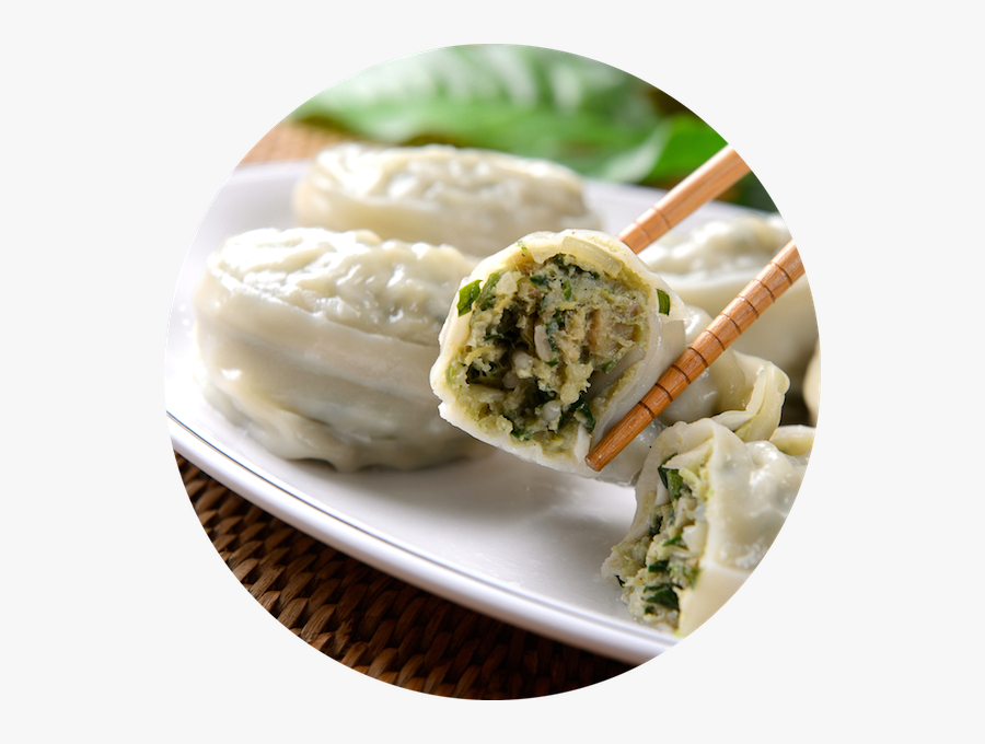 Vegan Spinach & Tofu Dumplings - Pierogi, Transparent Clipart