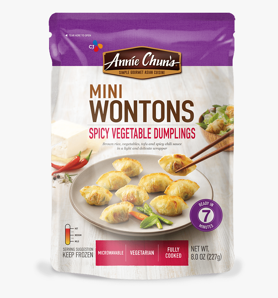 Transparent Dumpling Png - Vegetable Wontons Frozen, Transparent Clipart