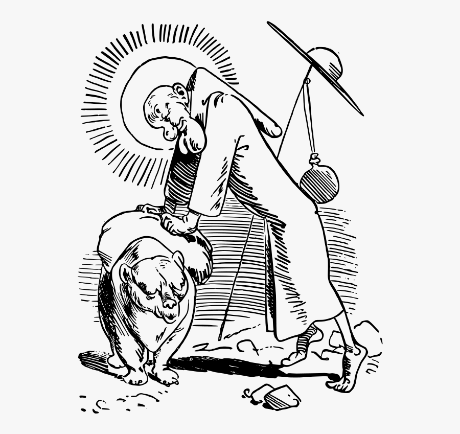 Wilhelm Busch Bär, Transparent Clipart