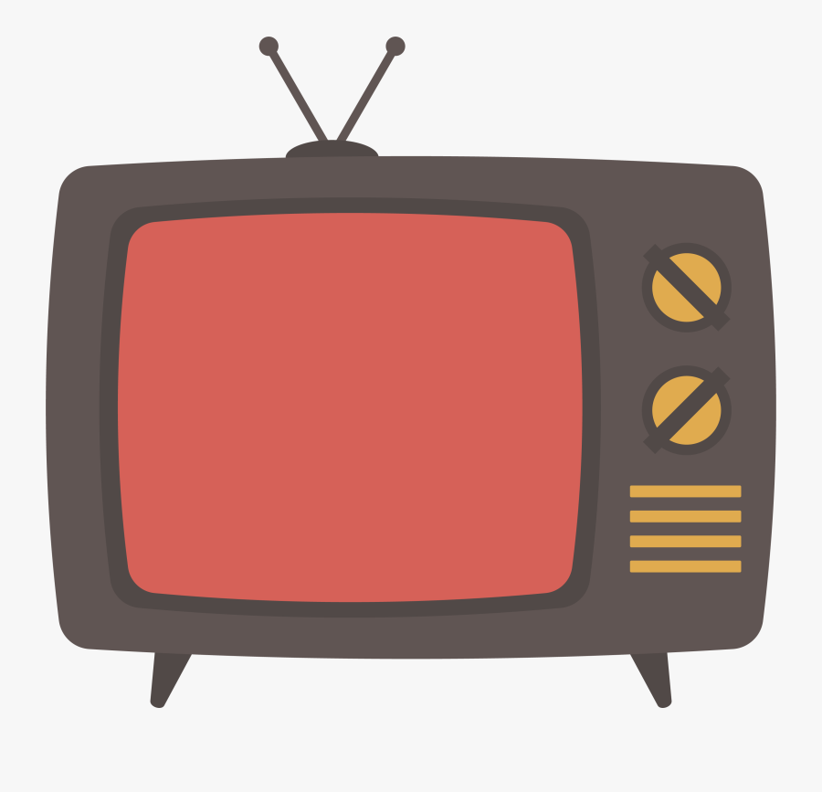 Set Download Retro Old Old Tv Cartoon Png Free Transparent Clipart