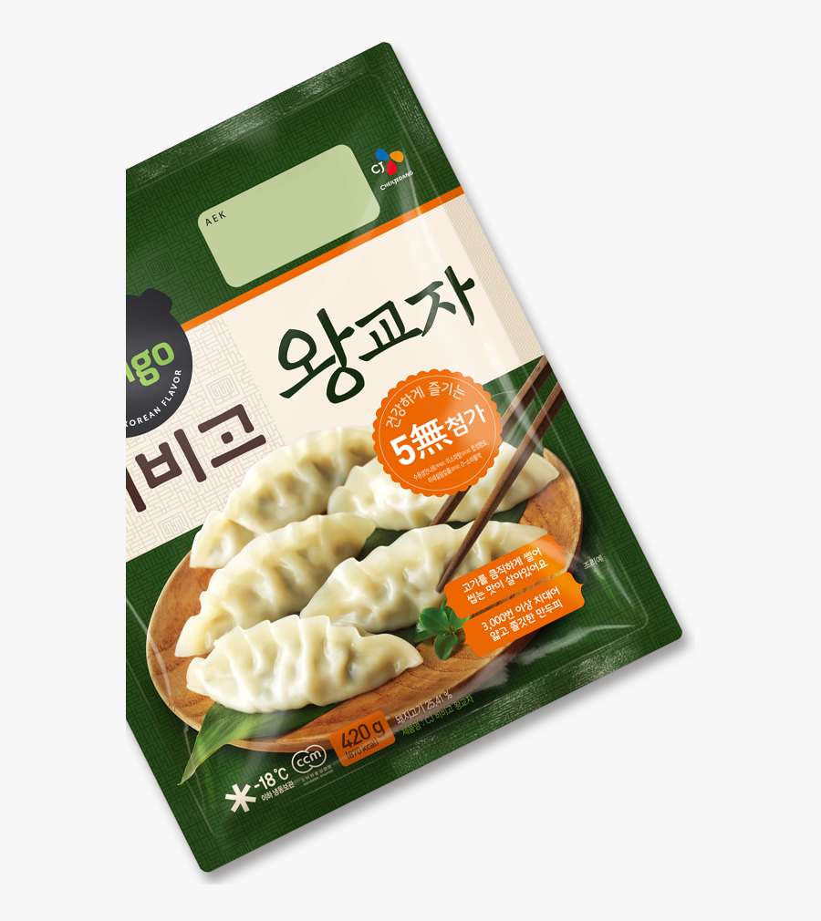 Mandu Package Image - 비비고 왕 교자 Transparent, Transparent Clipart